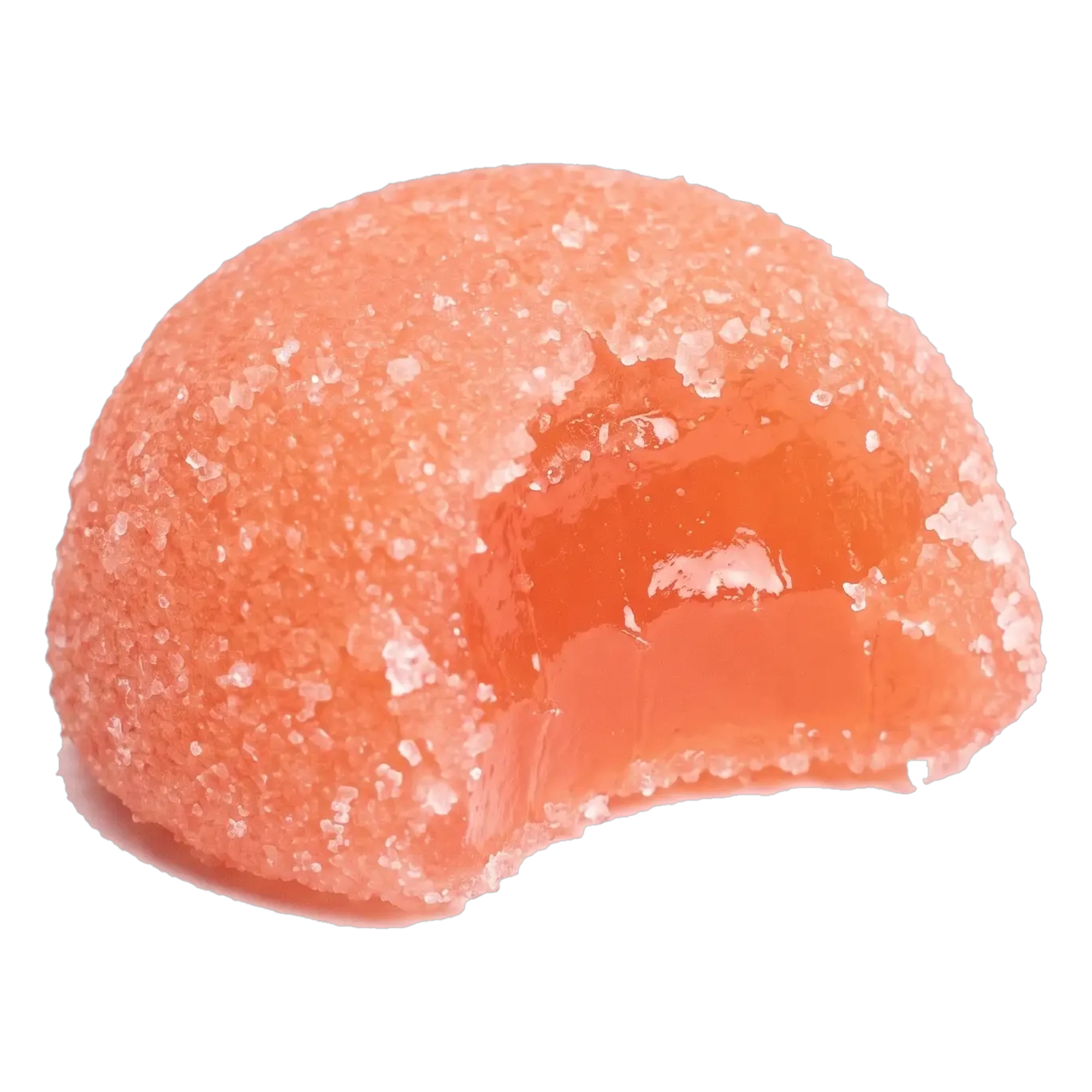 OVRPWR gummy floating and slowly turning